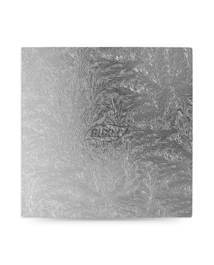 Base per torta Algon Argentato 40 x 40 x 1,5 cm Quadrato (12 Unità)