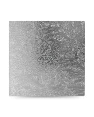 Base per torta Algon Argentato 40 x 40 x 1,5 cm Quadrato (12 Unità)