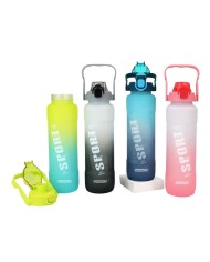 Bottiglia con Tappo e Cannuccia Bewinner Multicolore 1 L Bottiglia con Tappo e Cannuccia Bewinner Multicolore 1 L