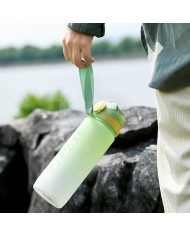 Bottiglia con Tappo e Cannuccia Bewinner Multicolore 800 ml