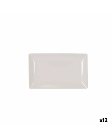 Vassoio per aperitivi La Mediterránea Bianco 25 x 15 x 2 cm (12 Unità)