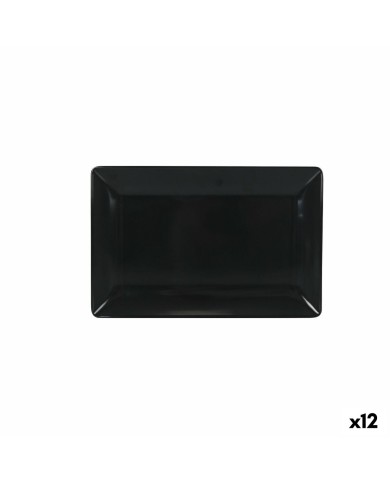 Vassoio per aperitivi La Mediterránea Grigio scuro 30 x 20 x 2,5 cm (12 Unità)