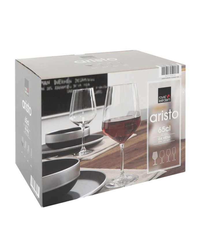 Set di calici da vino Inde Aristo 650 ml 6 Pezzi