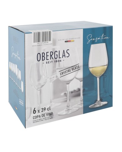 Set di calici da vino Inde Sensation 390 ml 6 Pezzi Set di calici da vino Inde Sensation 390 ml 6 Pezzi