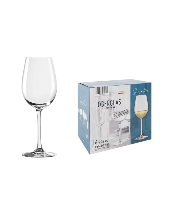 Set di calici da vino Inde Sensation 390 ml 6 Pezzi