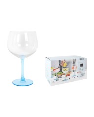 Set di Bicchieri da Gin Tonic Inde Azzurro 650 ml 9 x 11 x 19 cm Set di Bicchieri da Gin Tonic Inde Azzurro 650 ml 9 x 11 x 19 cm