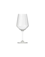 Set di calici da vino Inde Carre optics ø 9,8 x 22,2 cm 650 ml 6 Pezzi