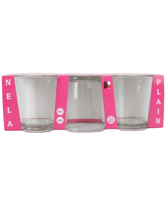 Set di Bicchieri Inde Plain 6 Pezzi (6 Unità)