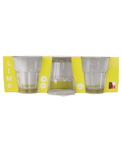 Set di Bicchieri Inde Limo 290 ml 6 Pezzi (4 Unità)