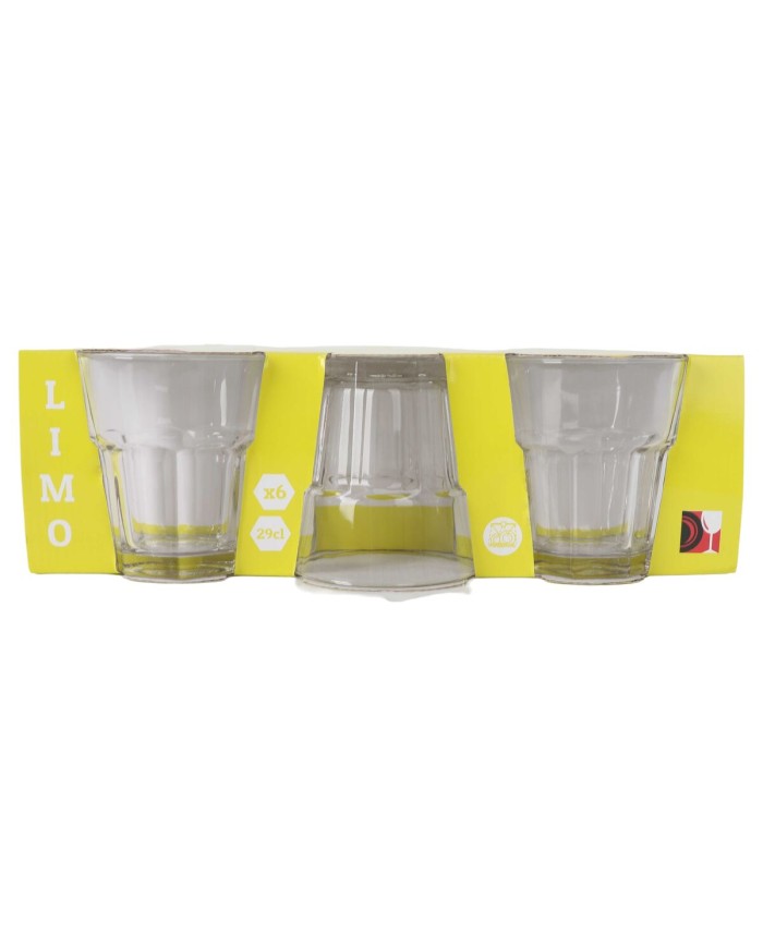 Set di Bicchieri Inde Limo 290 ml 6 Pezzi (4 Unità)