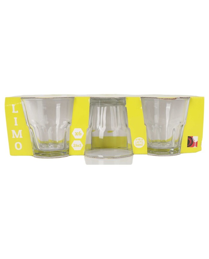 Set di Bicchieri Inde Limo 260 ml 6 Pezzi (8 Unità)