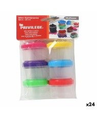 Contenitore per Conservare gli Alimenti Quttin Bambù Vetro Borosilicato 720 ml (12 Unità) Contenitore per Conservare gli Alimenti Quttin Bambù Vetro Borosilicato 720 ml (12 Unità)