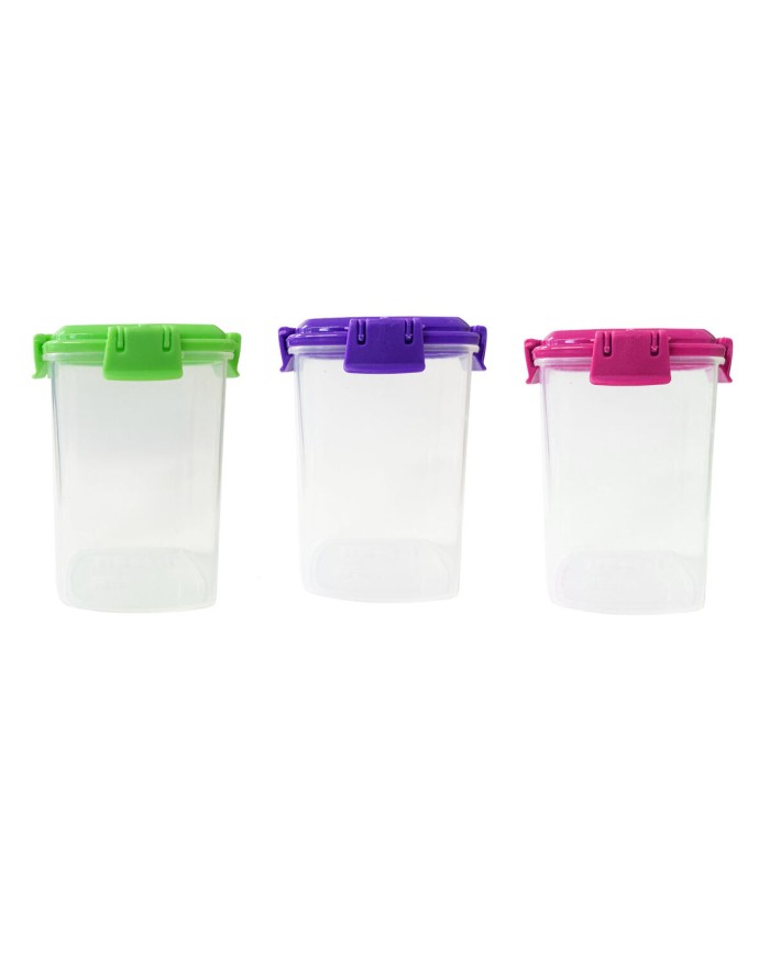 Set di scatole porta pranzo Privilege 140 ml 6,8 x 5 x 5 cm 3 Pezzi (24 Unità) Set di scatole porta pranzo Privilege 140 ml 6,8 x 5 x 5 cm 3 Pezzi (24 Unità)