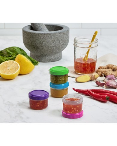 Set di scatole porta pranzo Privilege 35 ml Ø 4,5 x 3 cm 6 Pezzi (24 Unità)