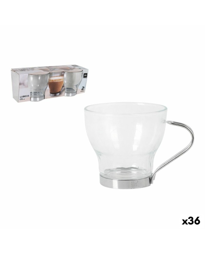 Set di Bicchieri Inde Lubeca 175 ml 2 Pezzi (36 Unità)