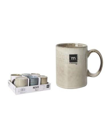 Tazza Mug Inde Nevis Rettangolare 300 ml (24 Unità) Tazza Mug Inde Nevis Rettangolare 300 ml (24 Unità)