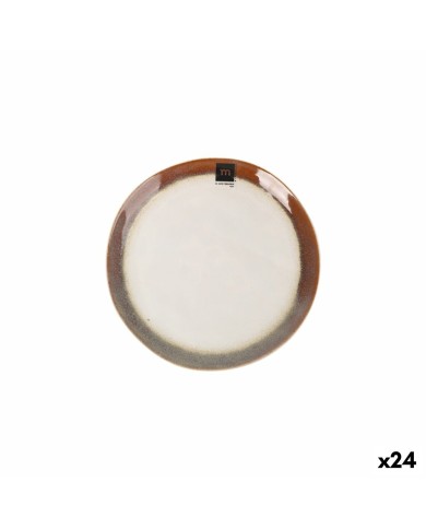 Piatto da pranzo Inde Fustam Ø 20,5 cm (24 Unità)