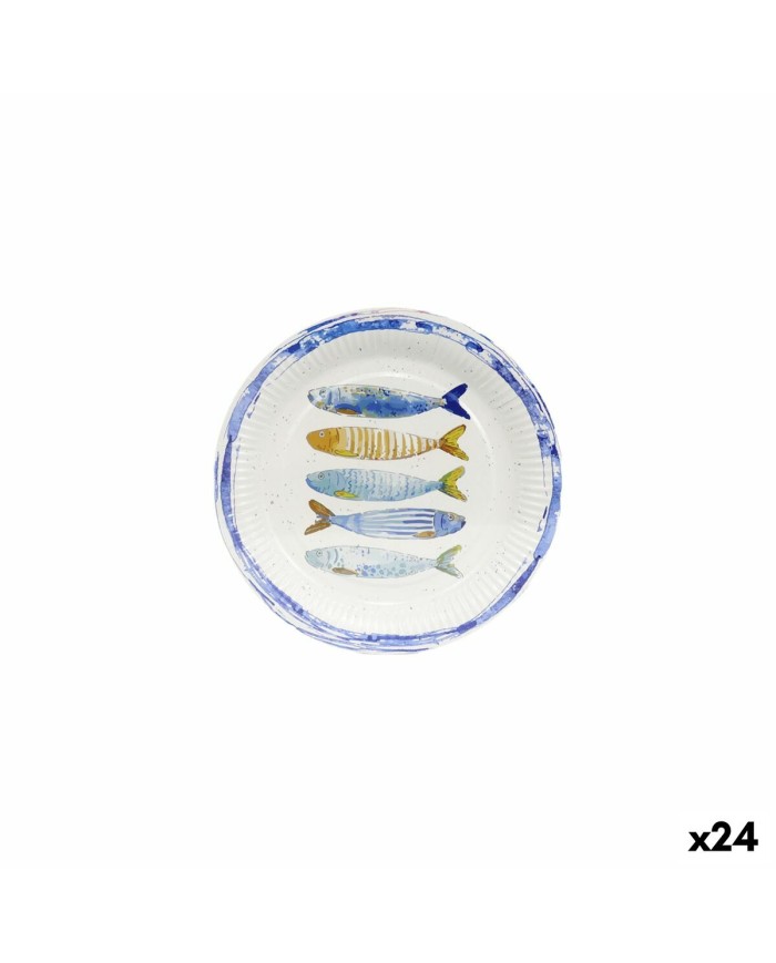 Set di piatti Inde 20 cm 10 Pezzi (24 Unità)