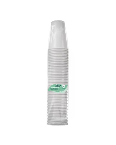 Set di Bicchieri Inde Bianco 300 ml 50 Pezzi (18 Unità)