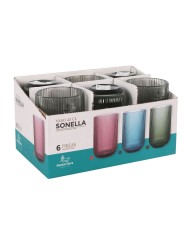 Bicchiere di acqua Santa Clara Sonella Verde 430 ml (36 Unità) Bicchiere di acqua Santa Clara Sonella Verde 430 ml (36 Unità)