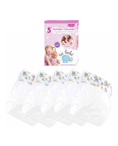Accessori per Bambole Diapers Box RosaToys Accessori per Bambole Diapers Box RosaToys