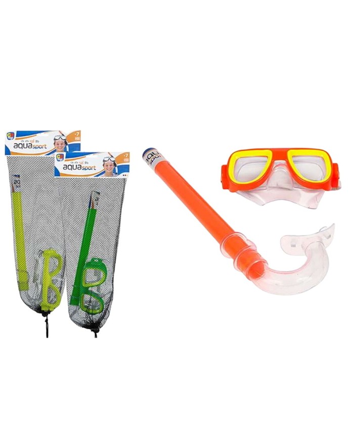 Occhialini da Snorkeling e Boccaglio per Bambini Colorbaby Junior AquaSport