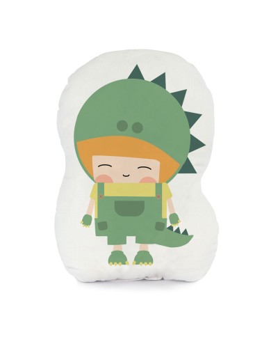 Cuscino HappyFriday Happynois Happydino Multicolore 40 x 30 cm Cuscino HappyFriday Happynois Happydino Multicolore 40 x 30 cm