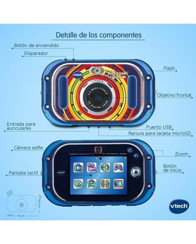Fotocamera Digitale per Bambini Vtech Kidizoom Touch 3,5" 5 Mpx