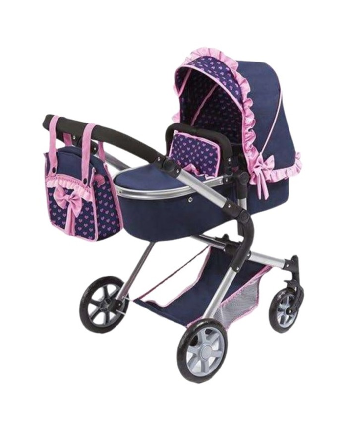 Carrozzina per Bambole Reig Combi 62 cm 82 x 79 x 38,5 cm Blu Marino Carrozzina per Bambole Reig Combi 62 cm 82 x 79 x 38,5 cm Blu Marino