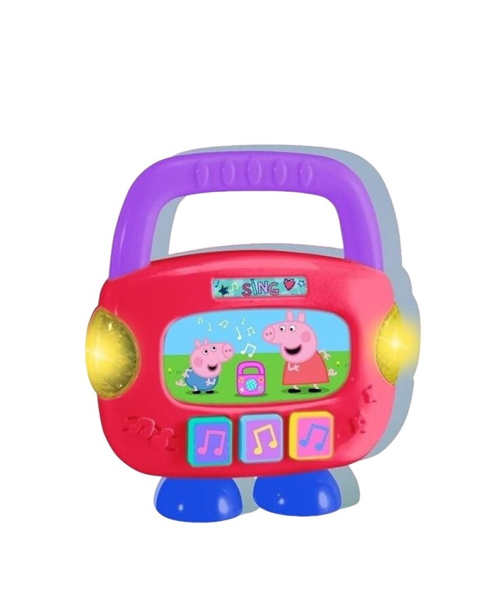 Altoparlante con Microfono Karaoke Peppa Pig Sing Alone