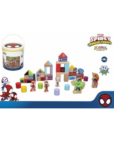 Puzzle di Legno per Bambini Spidey Amazing Friends Puzzle di Legno per Bambini Spidey Amazing Friends