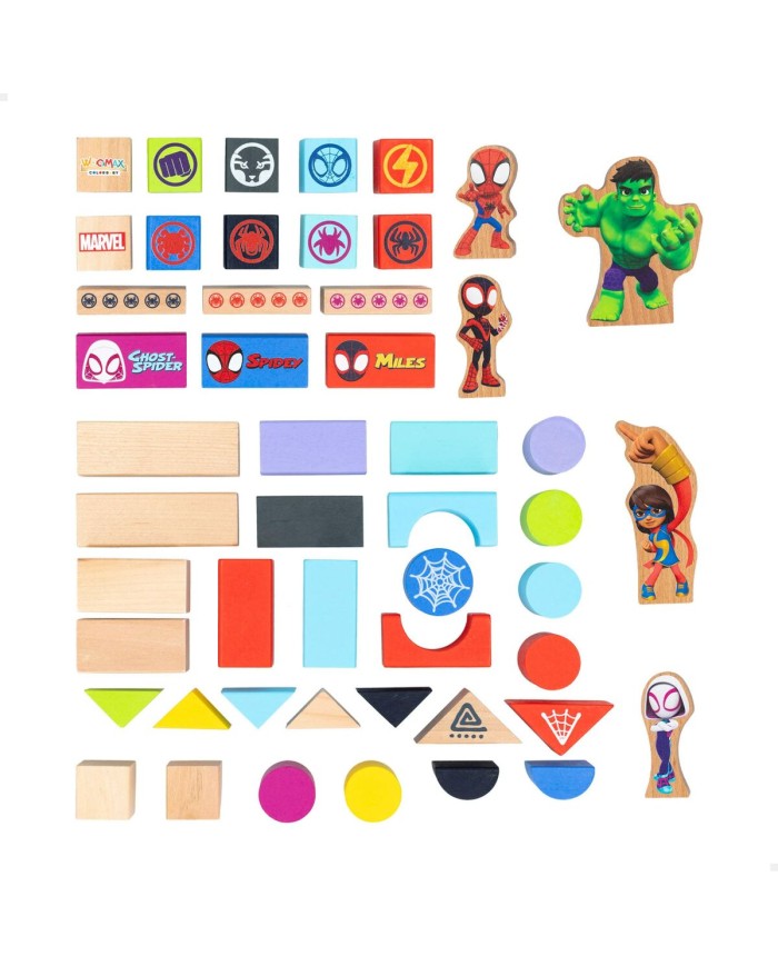 Puzzle di Legno per Bambini Spidey Amazing Friends Puzzle di Legno per Bambini Spidey Amazing Friends