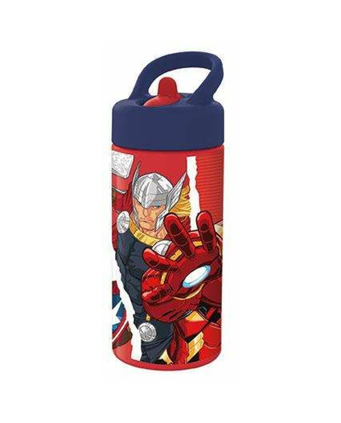 Bottiglia d'acqua The Avengers Silicone Plastica