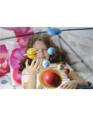 Gioco Educativo Hape Kit sistema solare rotante in 3D 37,3 x 28,3 x 6,5 cm