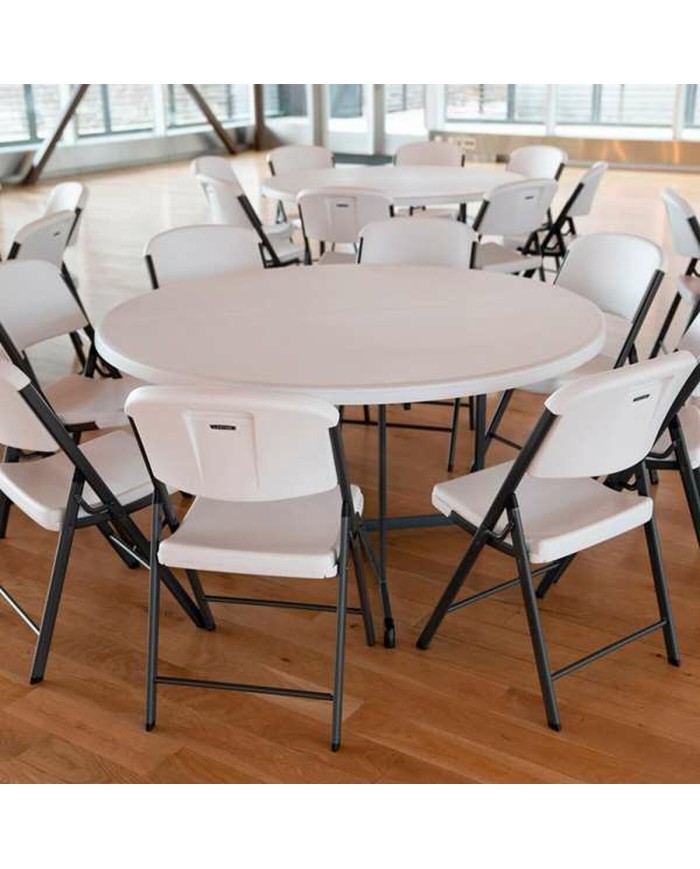 Tavolo Pieghevole Lifetime Ø 152 cm Rotonda