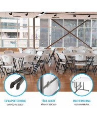 Tavolo Pieghevole Lifetime Ø 152 cm Rotonda