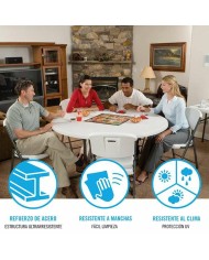 Tavolo Pieghevole Lifetime Ø 152 cm Rotonda