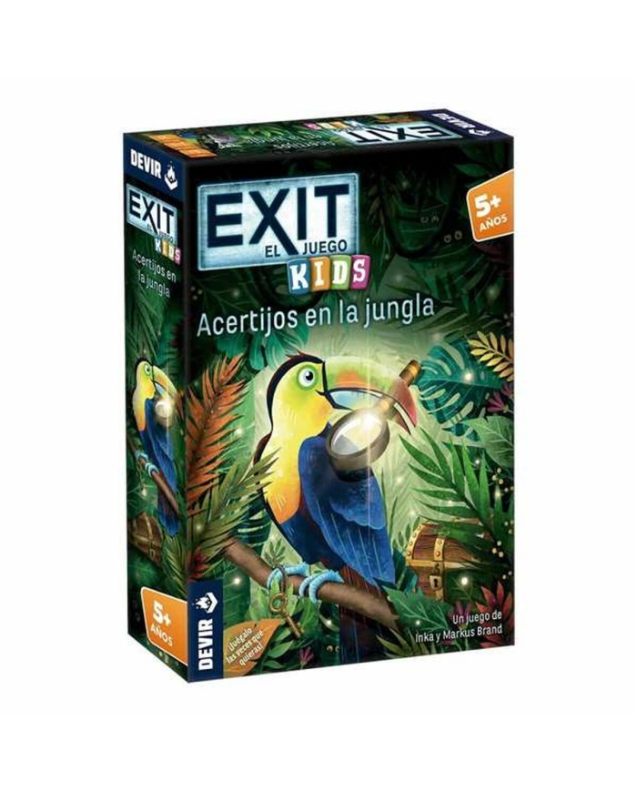 Gioco da Tavolo Devir Exit Kids Acertijos En La Jungla ES