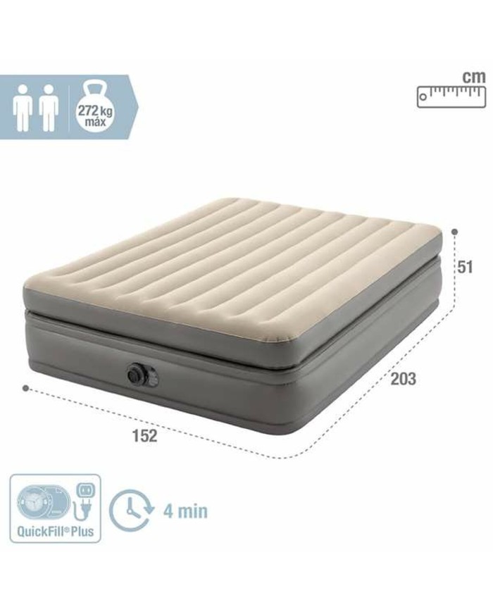 Materassino Gonfiabile Intex Queen Comfort Elevated 152 x 51 x 203 cm