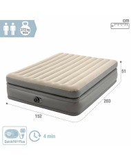 Materassino Gonfiabile Intex Queen Comfort Elevated 152 x 51 x 203 cm