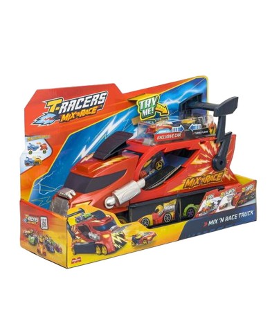 Camion Porta-veicoli Magicbox Thunder Truck T-Racers Mix 'n Race 23 x 35 x 12 cm Camion Porta-veicoli Magicbox Thunder Truck T-Racers Mix 'n Race 23 x 35 x 12 cm