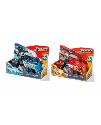 Lanciatore Magicbox Launcher Truck T-Racers Mix 'N Race 10 x 16,8 x 22,5 cm Macchina