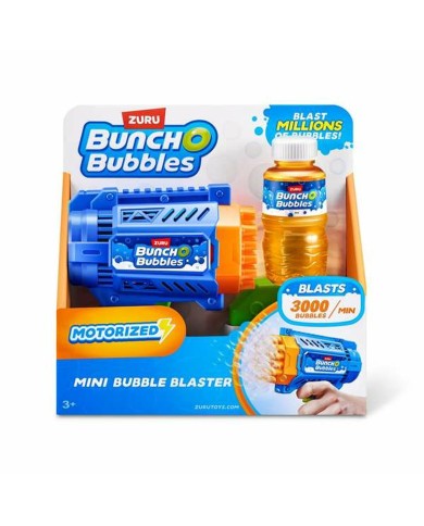 Pistola per Bolle di Sapone Zuru BunchO Mini Bubble Blaster 20 x 20 x 7 cm Azzurro Pistola per Bolle di Sapone Zuru BunchO Mini Bubble Blaster 20 x 20 x 7 cm Azzurro