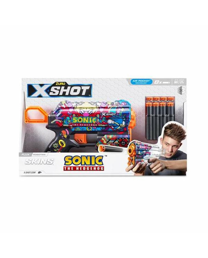 Pistola a Freccette Zuru X-Shot Sonic Skins Flux 18,3 x 32 x 5,3 cm Pistola a Freccette Zuru X-Shot Sonic Skins Flux 18,3 x 32 x 5,3 cm