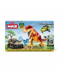 Gioco di Costruzione + Personaggi Zuru Max Dino 33 x 48,3 x 7,6 cm 592 Pezzi Gioco di Costruzione + Personaggi Zuru Max Dino 33 x 48,3 x 7,6 cm 592 Pezzi