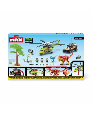 Gioco di Costruzione + Personaggi Zuru Max Dino 33 x 48,3 x 7,6 cm 592 Pezzi Gioco di Costruzione + Personaggi Zuru Max Dino 33 x 48,3 x 7,6 cm 592 Pezzi