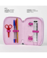 Astuccio Scuola Minnie Mouse Fucsia 12,5 x 6,5 x 19,5 cm Astuccio Scuola Minnie Mouse Fucsia 12,5 x 6,5 x 19,5 cm