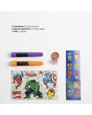 Set di Cancelleria Marvel Azzurro