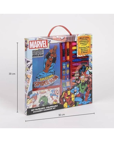 Set di Cancelleria Marvel Azzurro Set di Cancelleria Marvel Azzurro