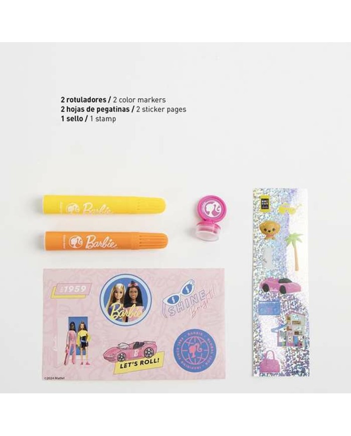 Set di Cancelleria Barbie Rosa Set di Cancelleria Barbie Rosa